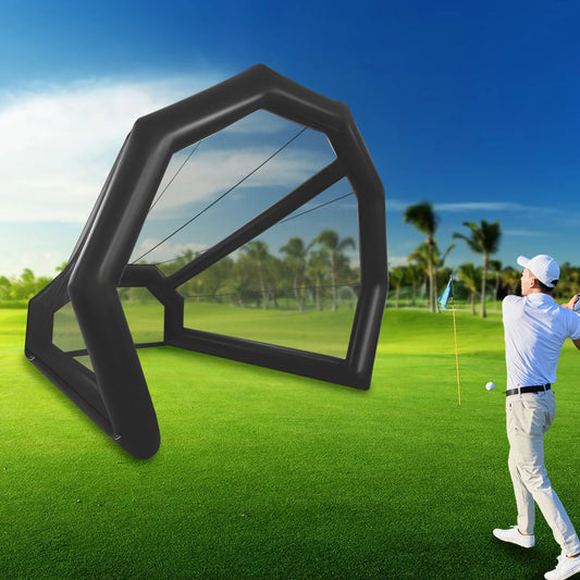 Hign Concerned Chemical Inflatable Golf Practice Net Cage