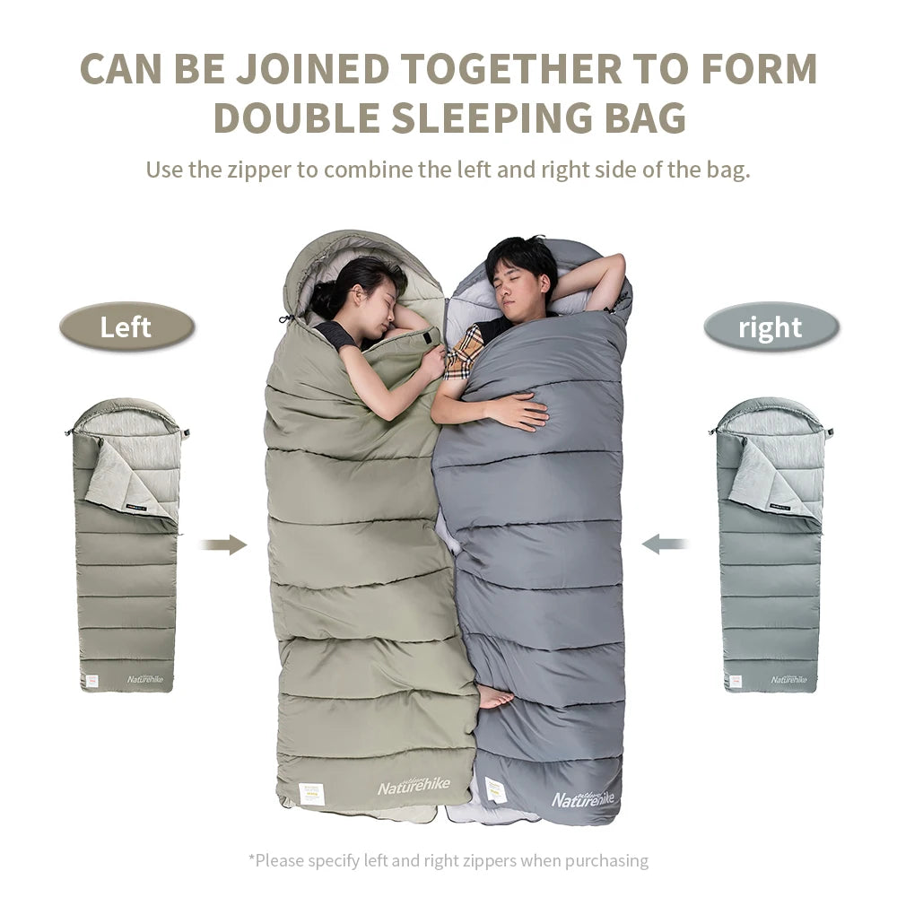 Naturehike Lightweight Double Sleeping Bag for Camping and Travel