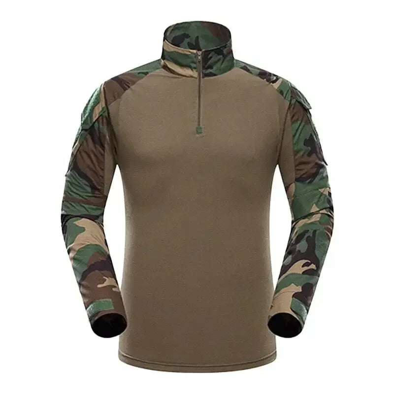 WOLF ENEMYCN Tactical Hiking Shirt Men Camouflage Breathable