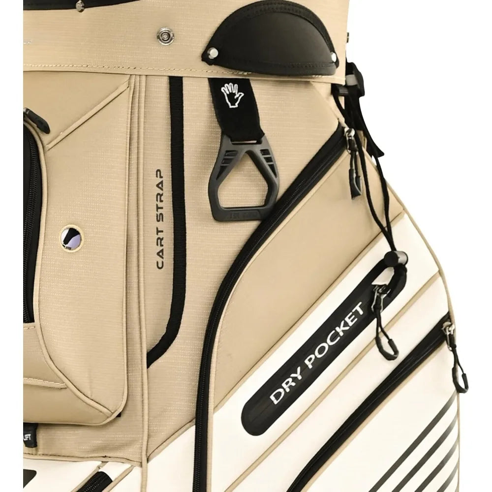 JIAOYINGH TLock Golf Cart Bag 14 Way Organizer Premium