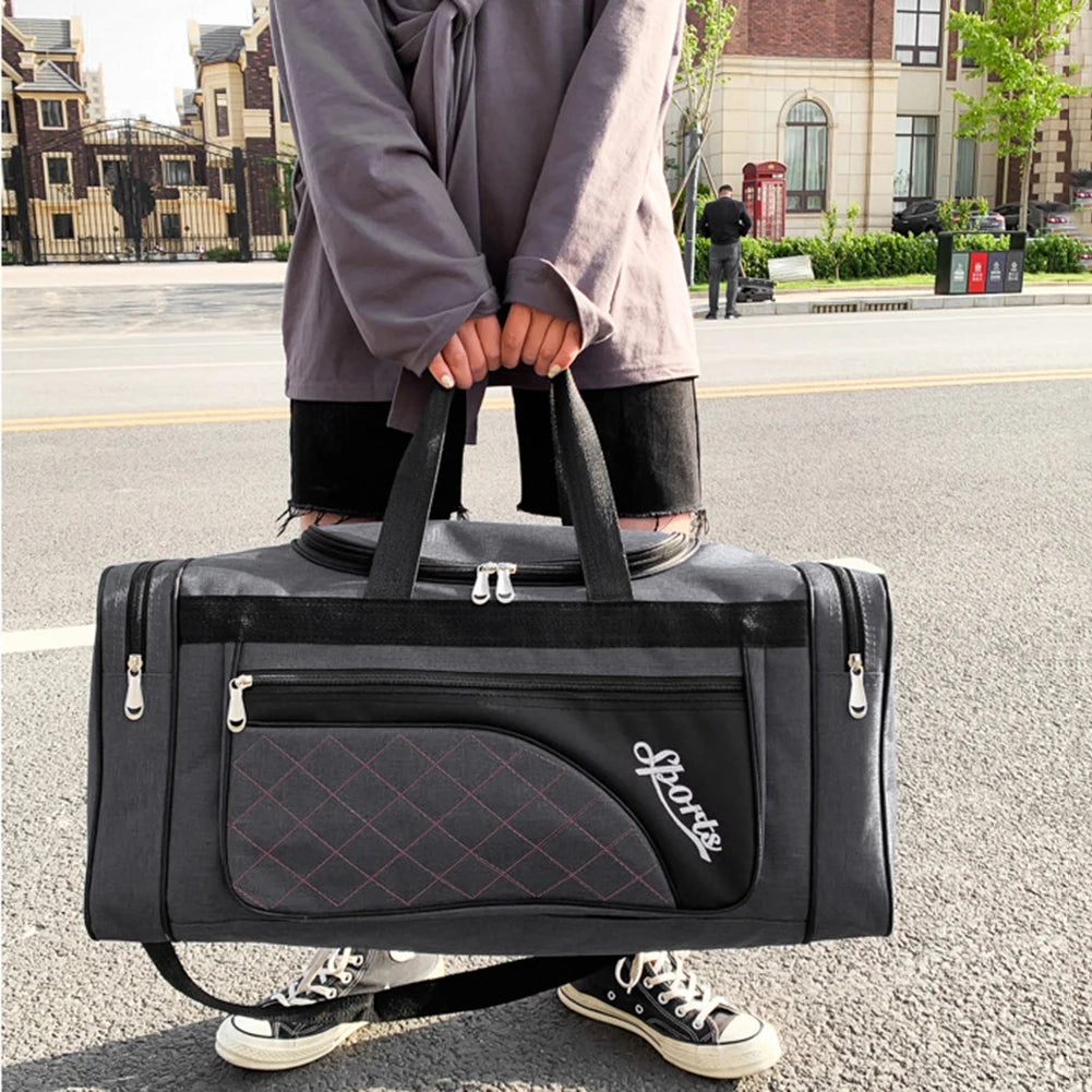 JOCESTYLE Nylon Travel Duffel Bag Waterproof Outdoor Gym Luggage