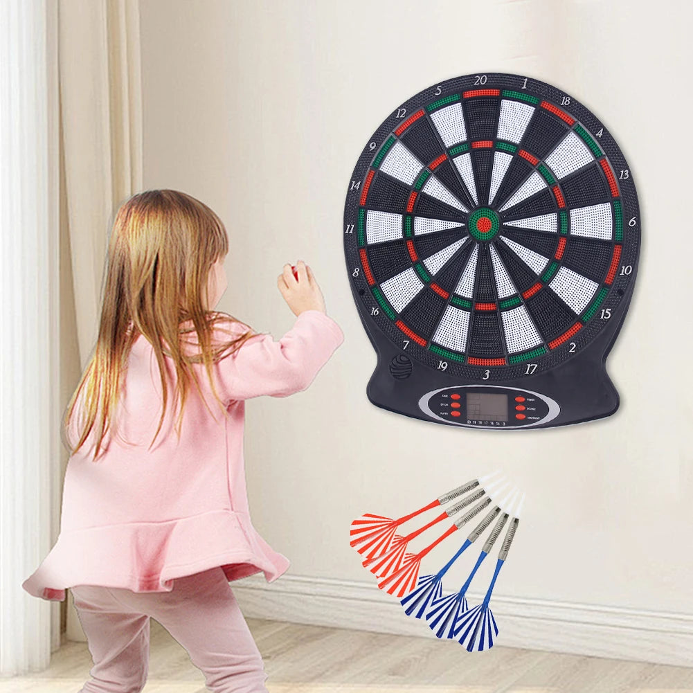Dart Target Board Electronic Dartboard with Automatic Scoring Sensor