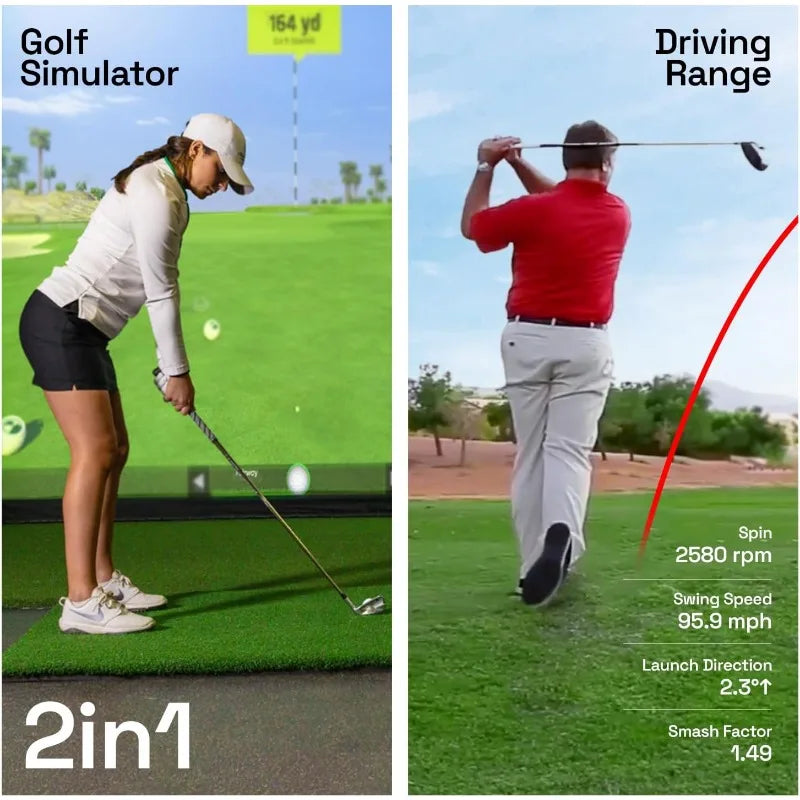 Hign-Concerned Orbit Golf Simulator And Launch Monitor
