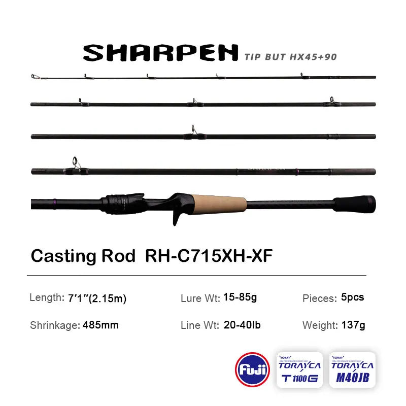 JD Performance Gear PureLure Spinning And Casting Rod