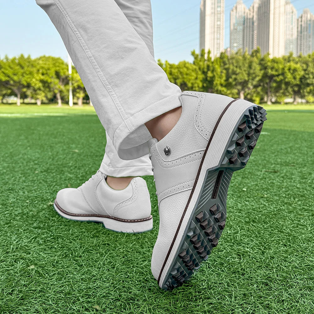 Lenox Classic Men Golf Shoes Professional Outdoor Sneakers