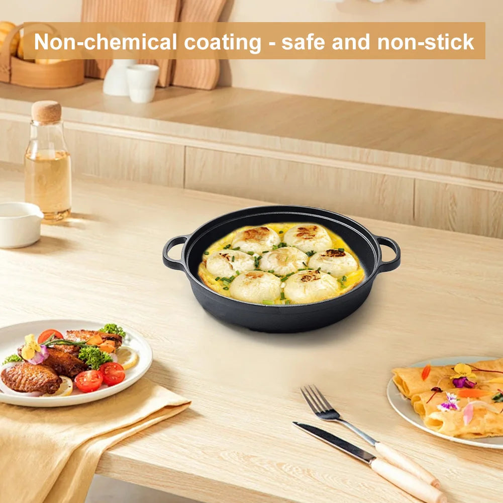 JD Performance Gear Cast Iron Skillet With Dual Handles