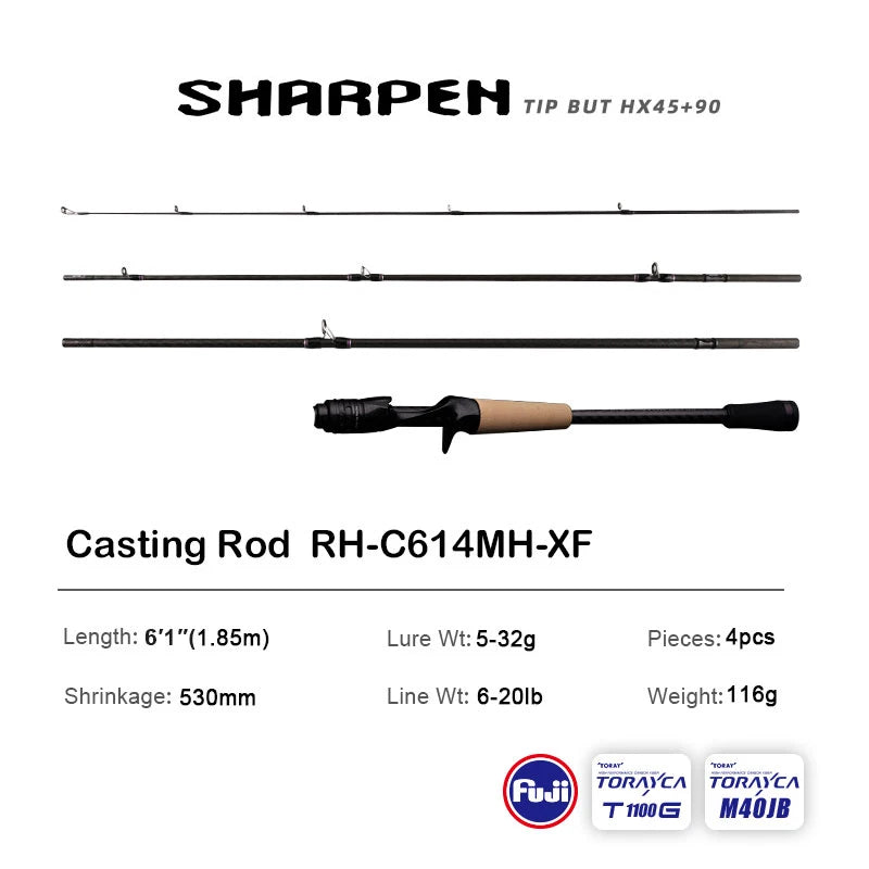 JD Performance Gear PureLure Spinning And Casting Rod