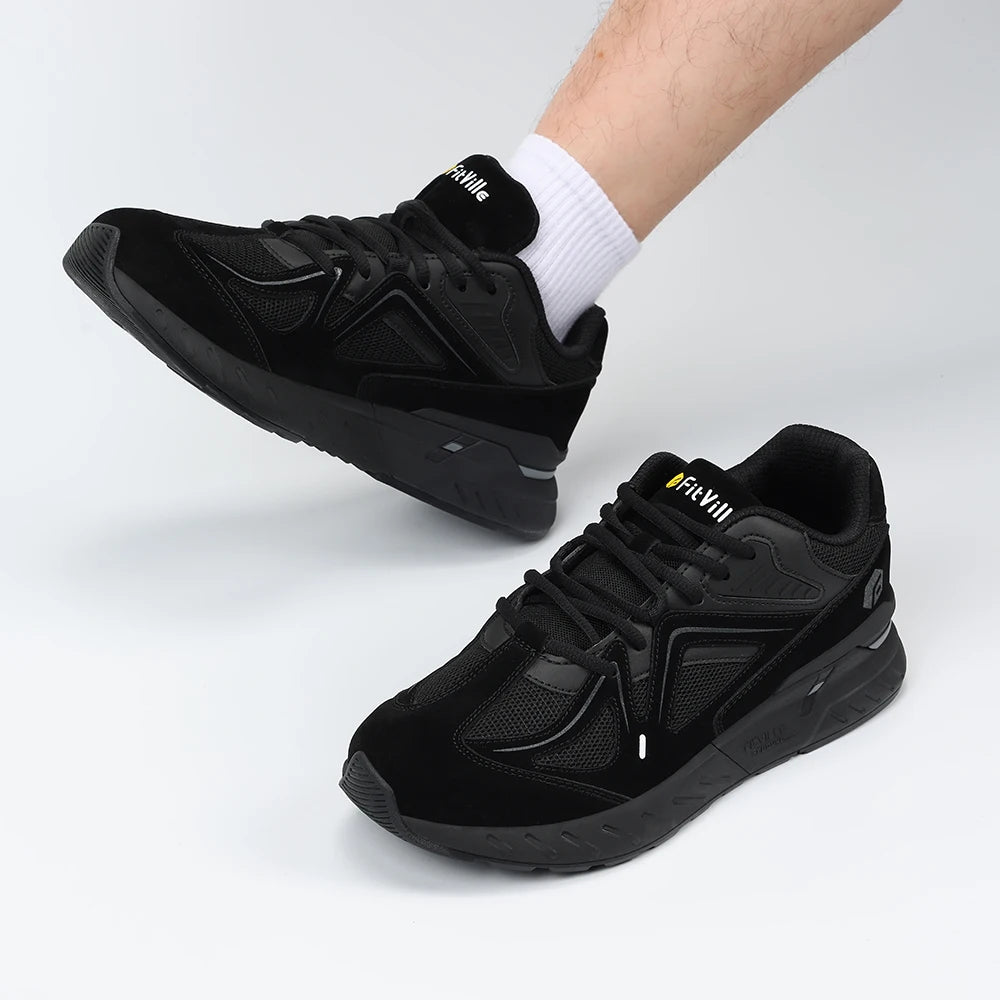 FitVille Extra Wide Mens Walking Shoes Lightweight Sneakers