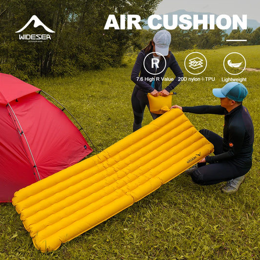 Widesea SelfInflating UltraLight Camping Pad For Outdoor Travel