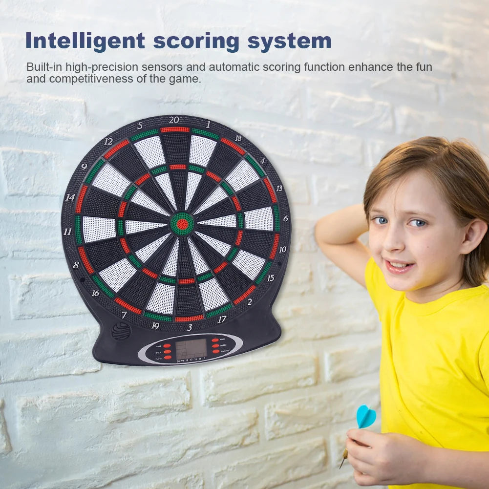 Dart Target Board Electronic Dartboard with Automatic Scoring Sensor
