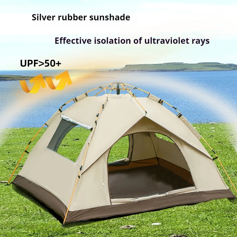 Pakicetus Quick Automatic Opening Tent 4 Person Shelter