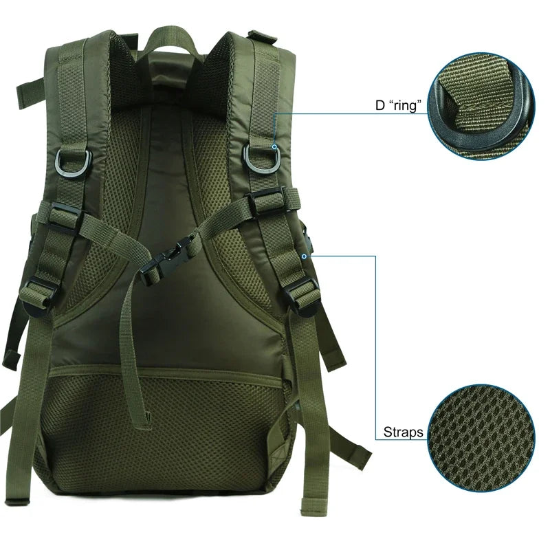 LQARMY Travel Hiking Backpack Waterproof Daypack Unisex