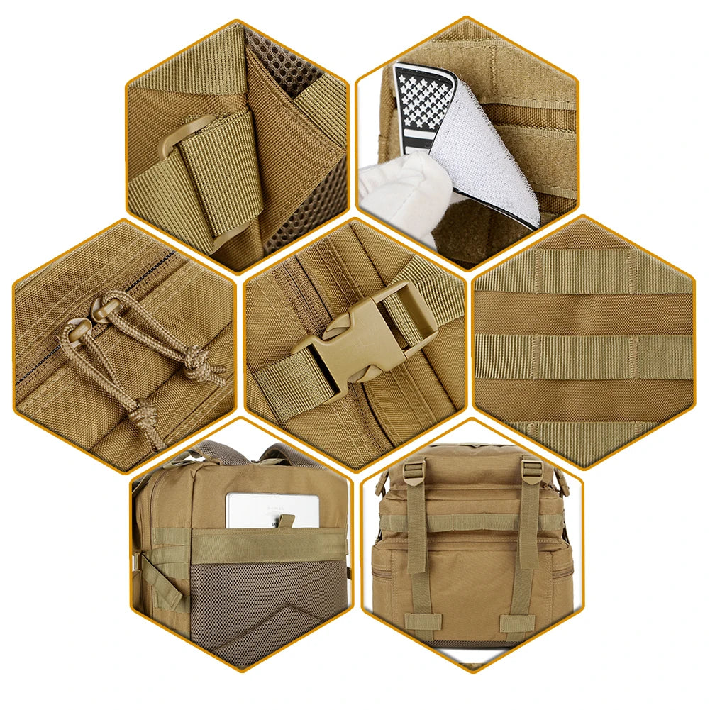 JD Performance Gear Tactical Backpack Molle Pack Outdoor