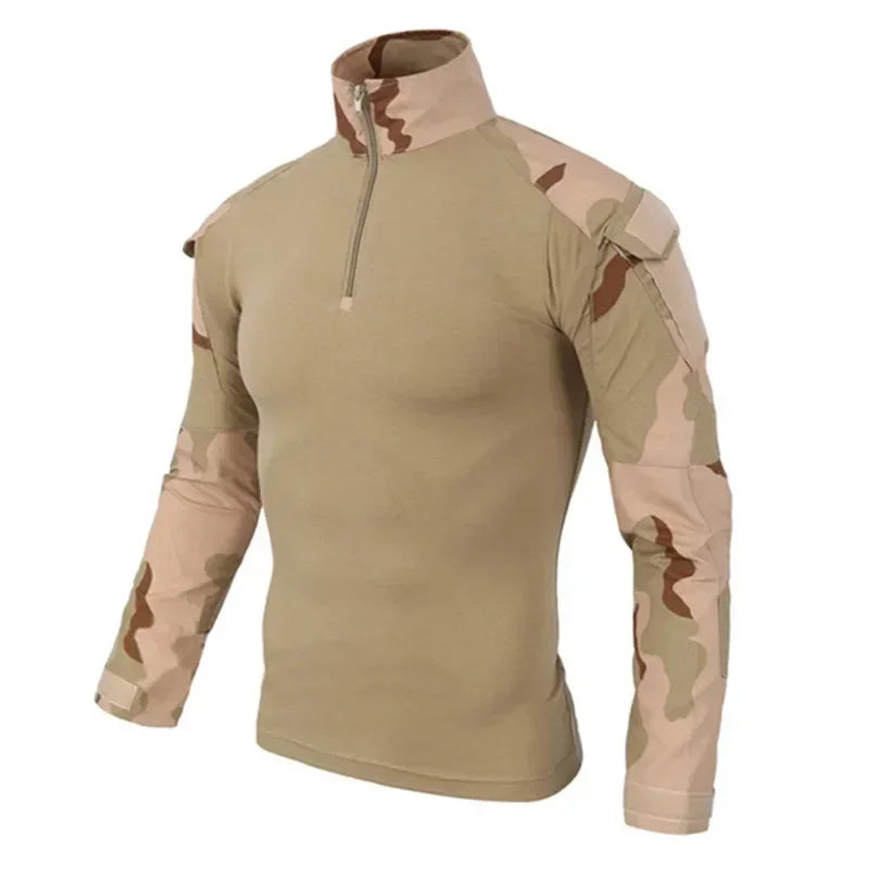 WOLF ENEMYCN Tactical Hiking Shirt Men Camouflage Breathable