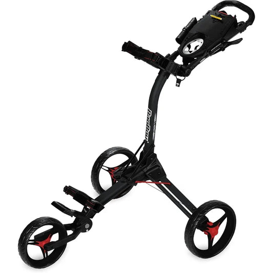 YTYINH Compact 3 Golf Push Cart with Scorecard Console