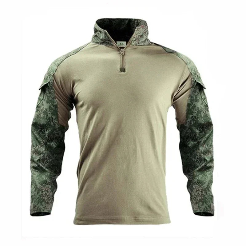 WOLF ENEMYCN Tactical Hiking Shirt Men Camouflage Breathable