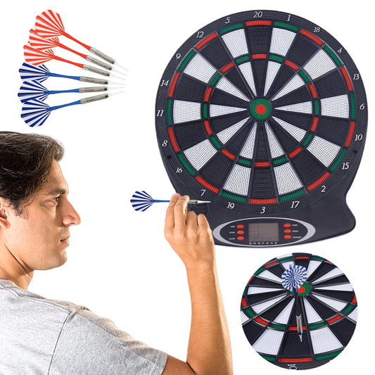 Dart Target Board Electronic Dartboard with Automatic Scoring Sensor
