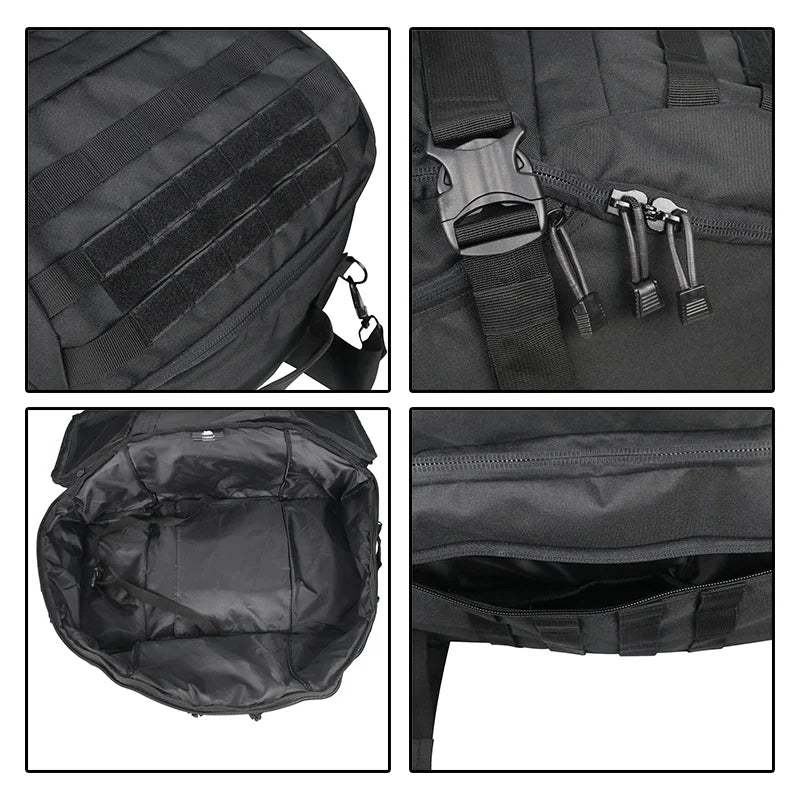 QCN Tactical Travel Bag Molle Duffle for Camping and Hiking