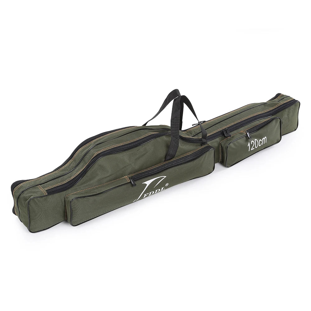 Hign Concerned Folding Fishing Rod Carrier Canvas Bag