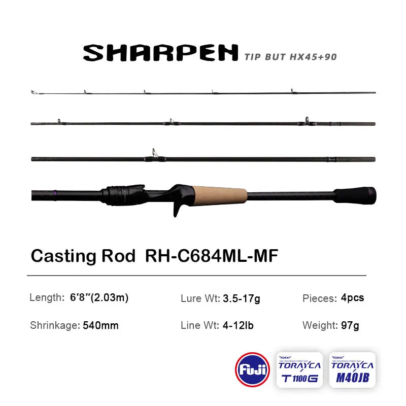 JD Performance Gear PureLure Spinning And Casting Rod
