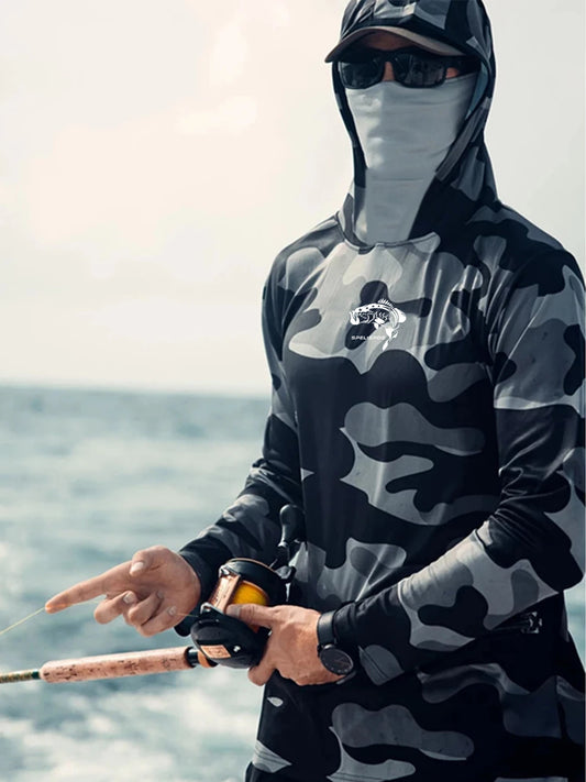 Hign Concerned Fishing Hoodie Sun Protection Sailing Shirt
