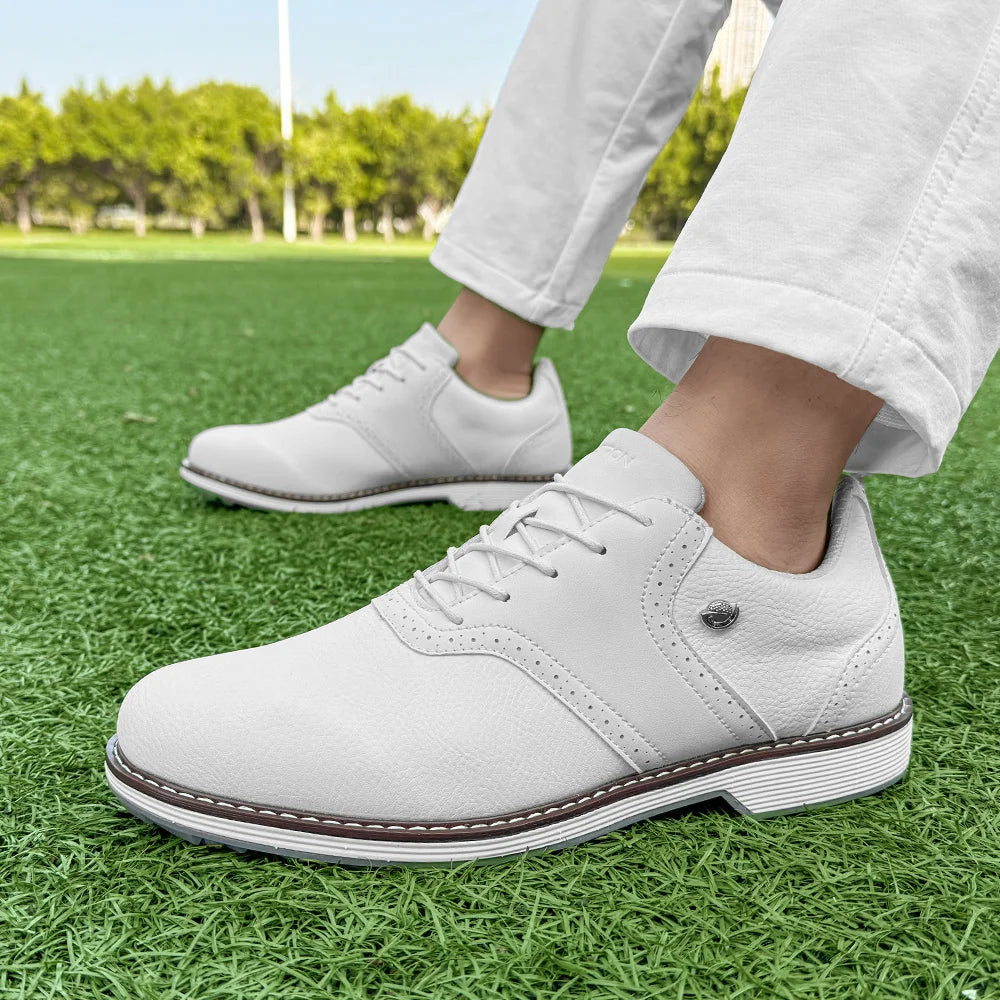Lenox Classic Men Golf Shoes Professional Outdoor Sneakers
