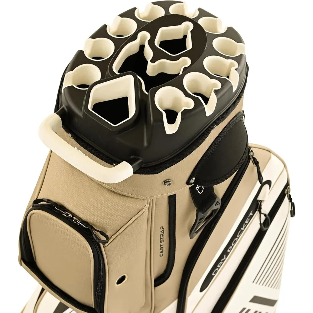 JIAOYINGH TLock Golf Cart Bag 14 Way Organizer Premium