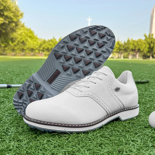 Lenox Classic Men Golf Shoes Professional Outdoor Sneakers