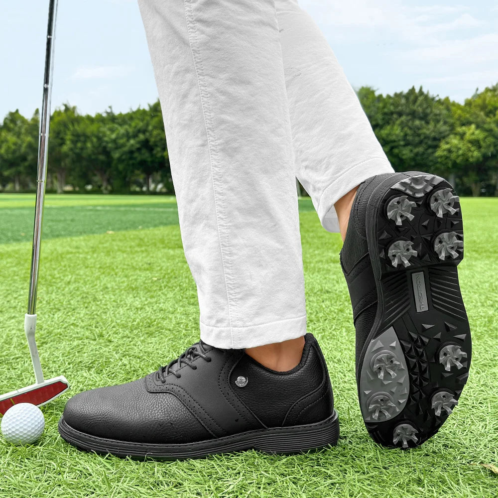 Lenox Golf Shoes Spikes for Men Walking Footwear Golfers