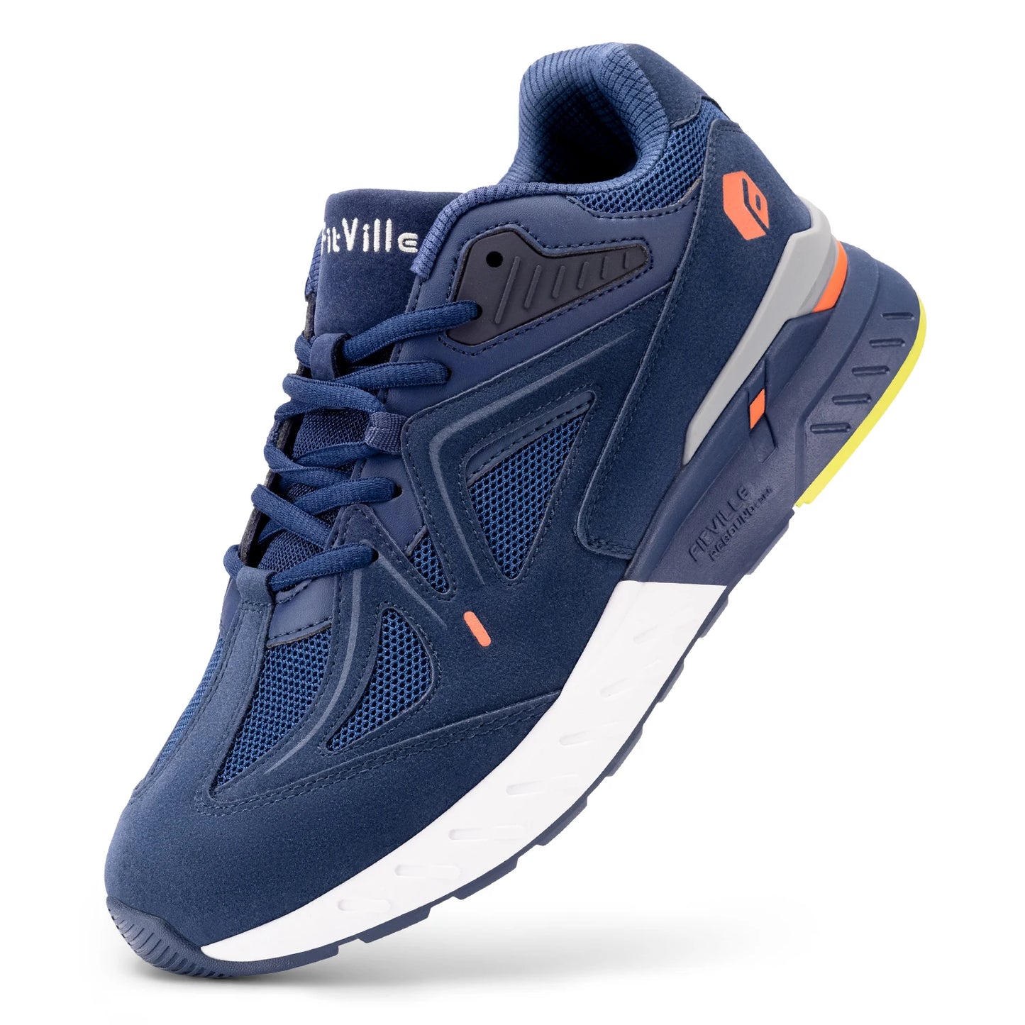 FitVille Extra Wide Mens Walking Shoes Lightweight Sneakers