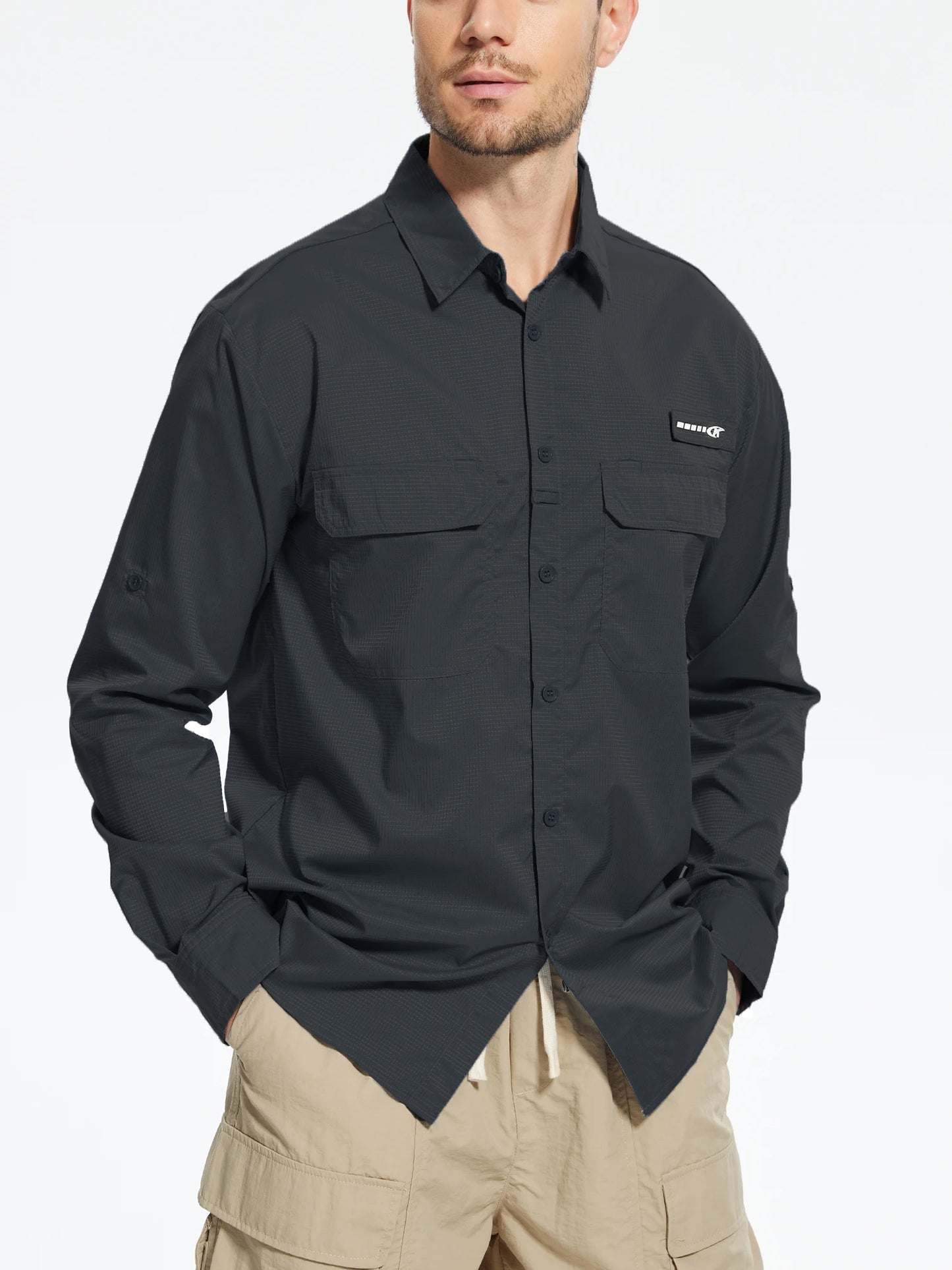 Fujian Men UPF Fifty Plus Long Sleeve Rash Guard Shirt
