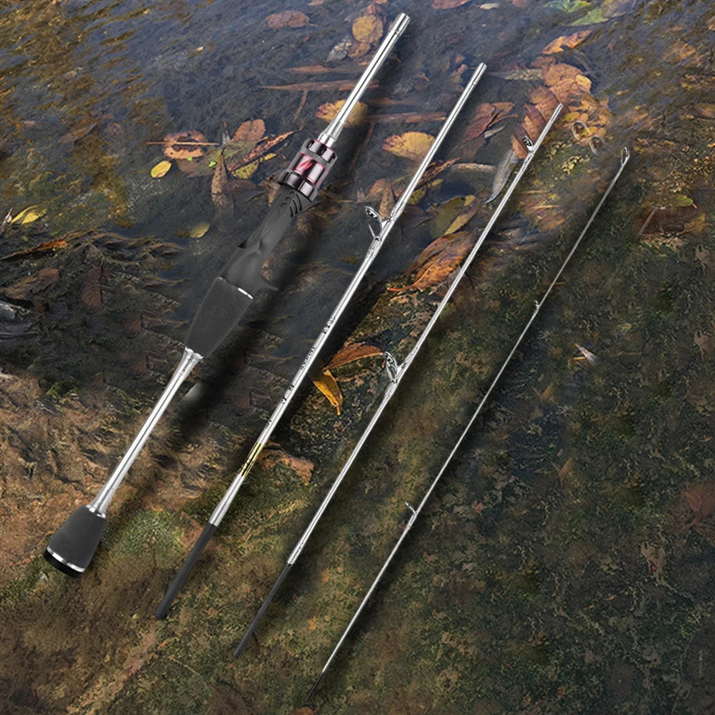 Hign-Concerned Ultralight Carbon Baitcasting Fishing Rod Portable