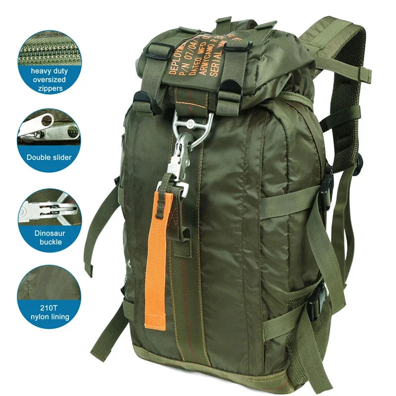 LQARMY Travel Hiking Backpack Waterproof Daypack Unisex
