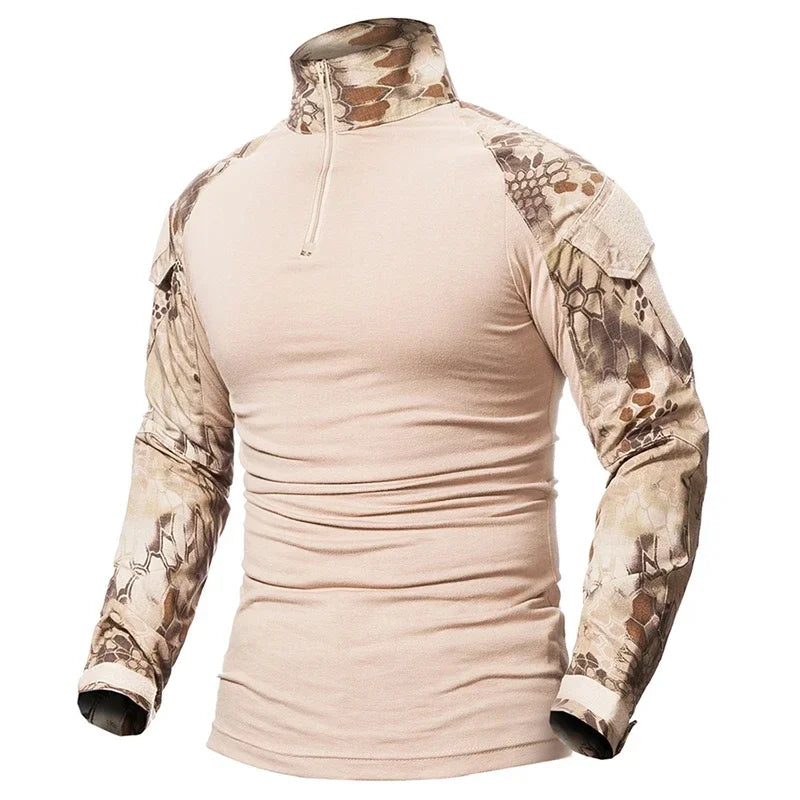 WOLF ENEMYCN Tactical Hiking Shirt Men Camouflage Breathable