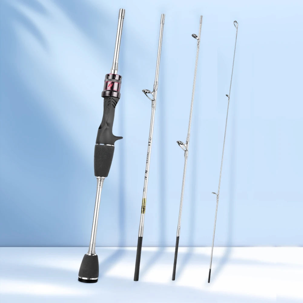 Hign-Concerned Ultralight Carbon Baitcasting Fishing Rod Portable
