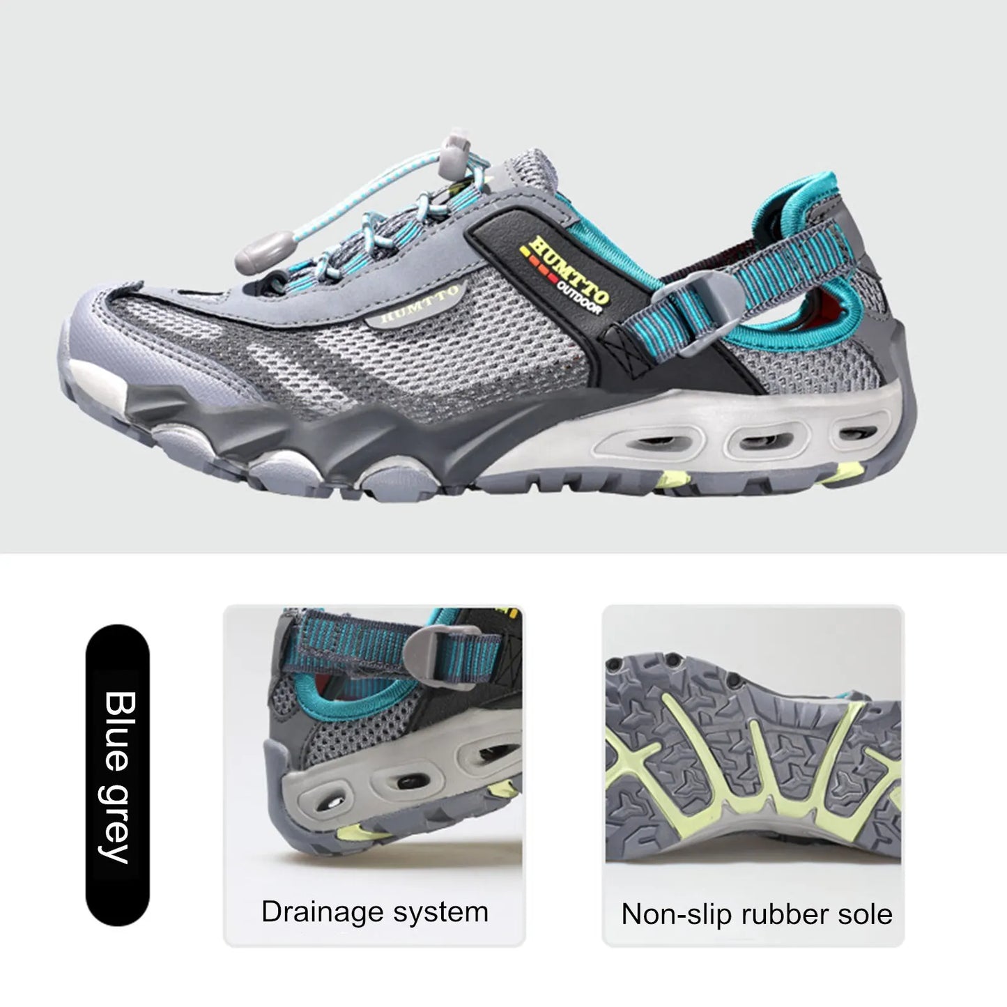 HUMTTO Mens Summer Wading Hiking Shoes Breathable Quick Dry