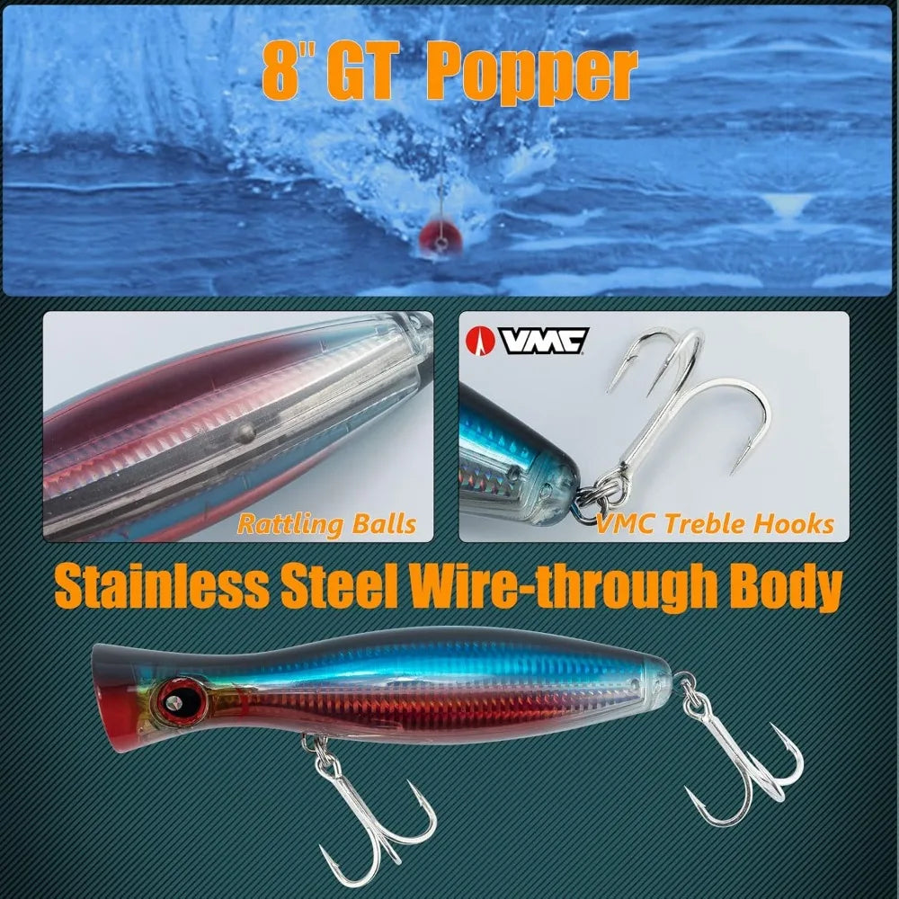 JD Performance Gear Surf Rod And Reel Saltwater Tackle Set