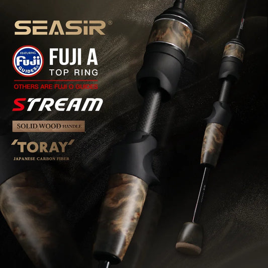 SeaSir Ultralight Carbon Spinning Baitcasting Rod Series