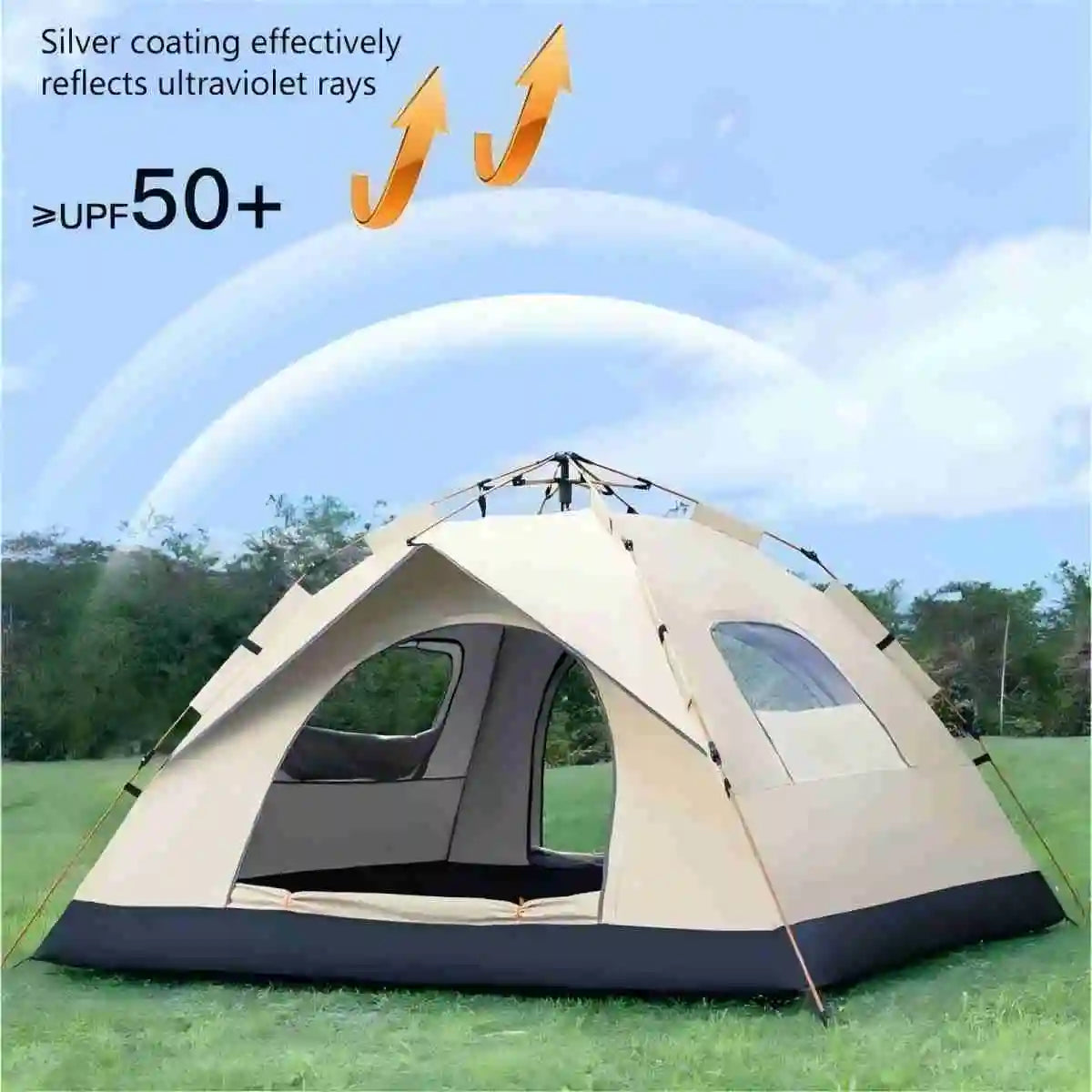 JD Performance Gear Automatic Camping Family Tent Outdoor