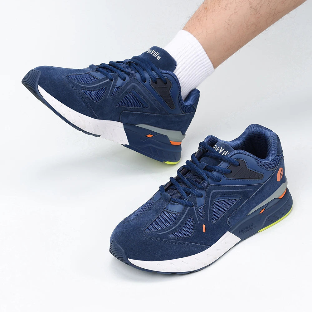 FitVille Extra Wide Mens Walking Shoes Lightweight Sneakers