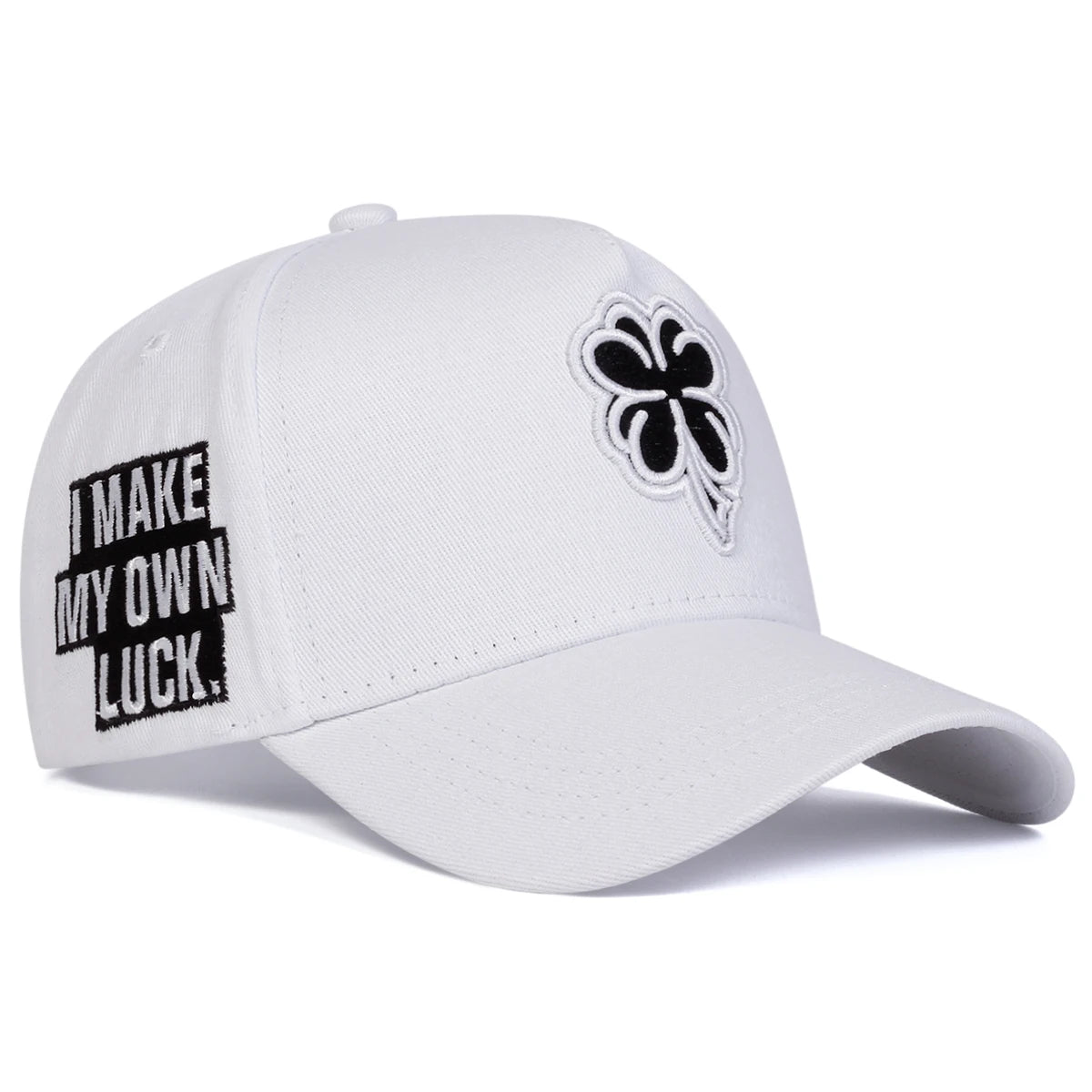Four Leaf Clover Embroidered Baseball Cap Unisex Hat