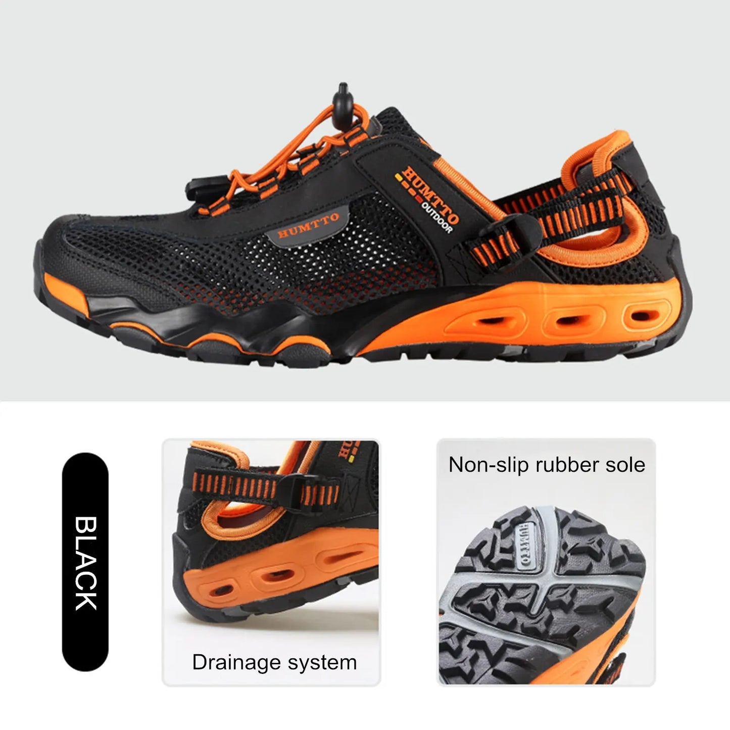 HUMTTO Mens Summer Wading Hiking Shoes Breathable Quick Dry