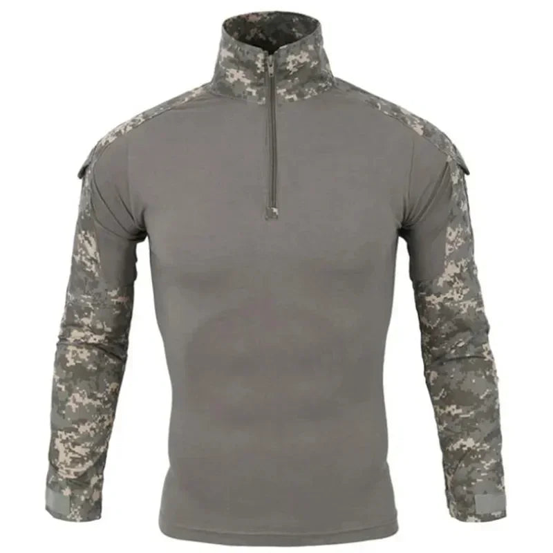 WOLF ENEMYCN Tactical Hiking Shirt Men Camouflage Breathable