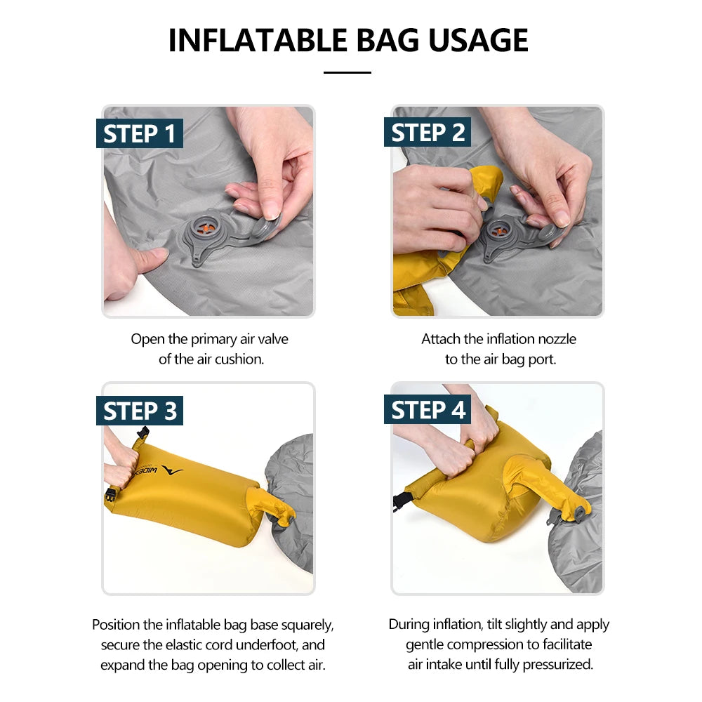 Widesea SelfInflating UltraLight Camping Pad For Outdoor Travel