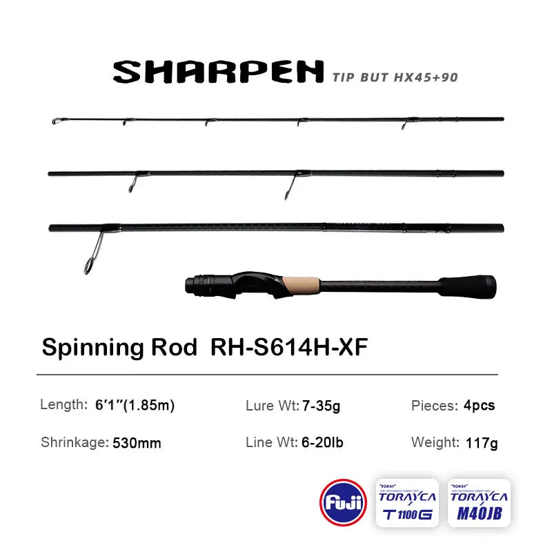 JD Performance Gear PureLure Spinning And Casting Rod