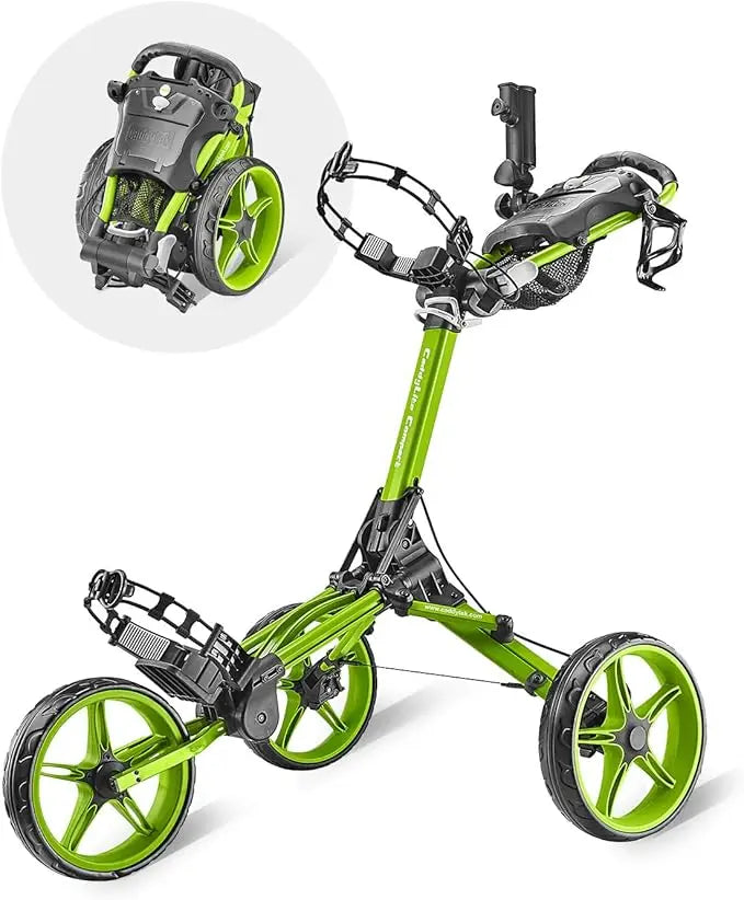 YTYIN Caddytek Caddylite Lightweight 3-Wheel Golf Push Cart