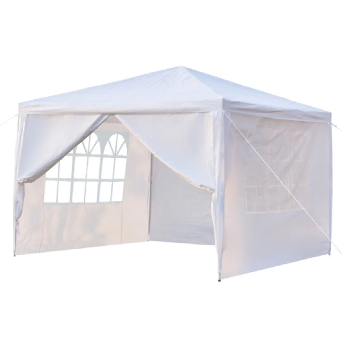Outdoor Tent Sidewall Camping Curtain With Window Waterproof