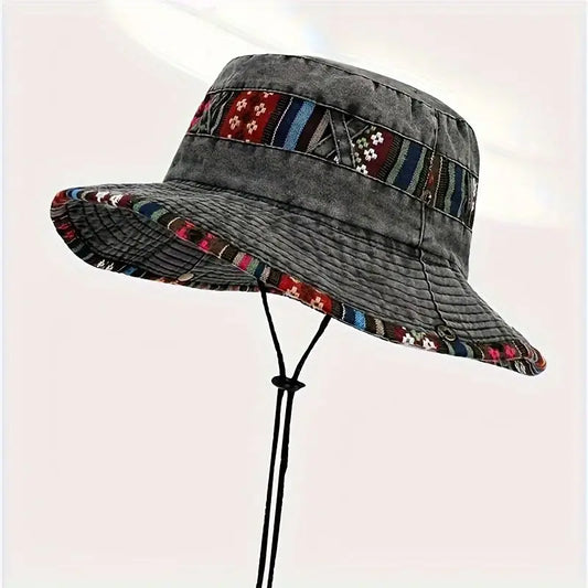 CN Cowboy Hat for Men, Spring Summer Outdoor Hiking Style