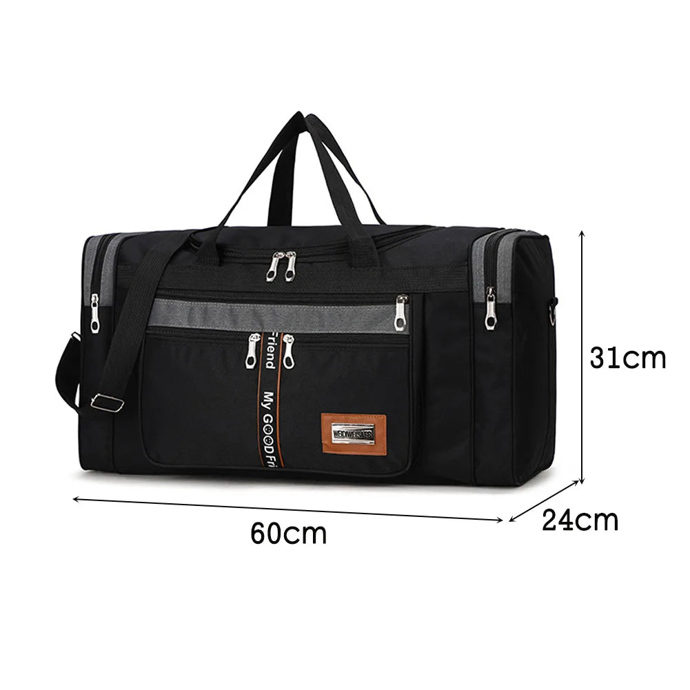 JOCESTYLE Nylon Travel Duffel Bag Waterproof Outdoor Gym Luggage
