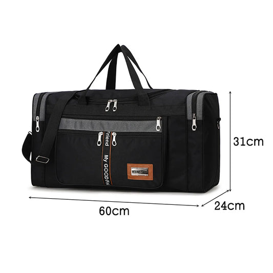 JOCESTYLE Nylon Travel Duffel Bag Waterproof Outdoor Gym Luggage